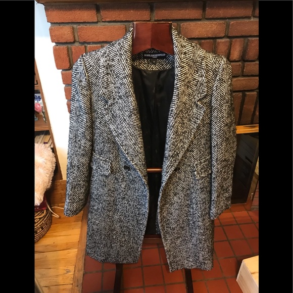Karl Lagerfield wooll jacket size M - Picture 1 of 3